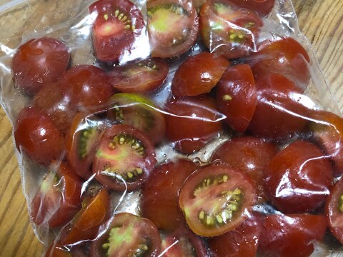 ミニトマトの冷凍保存